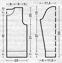Схема вязания жакета